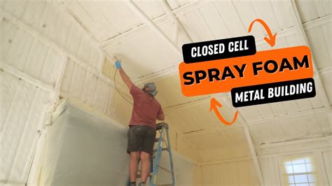 is there condensation problems spray foaming a metal house|spray foam insulation for metal.